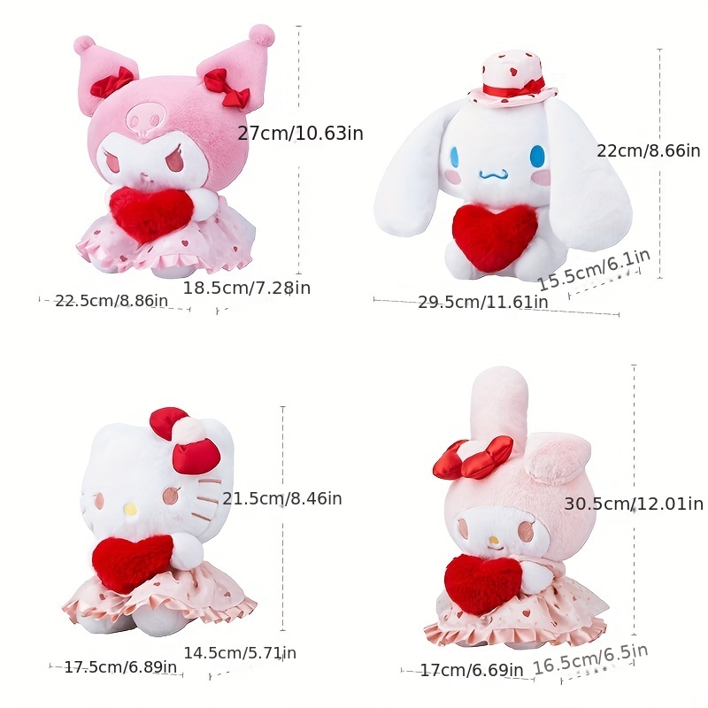 2 Tamaños Juguetes Peluche En Forma Corazón San Valentín Kawaii Muñeco  Peluche En Forma Corazón Rojo Regalo San Valentín Amigos Familiares Lindo  Decoración Habitación - Juguetes - Temu Mexico