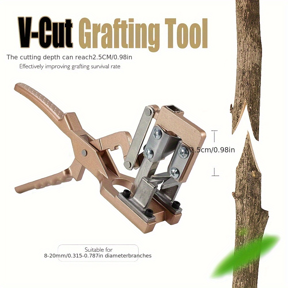 

Kit d'Outils de Greffage Multifonction 1pc - Pinces Taille et Greffage d'Arbres Fruitiers, Pas d'Électricité , l'Amélioration de la