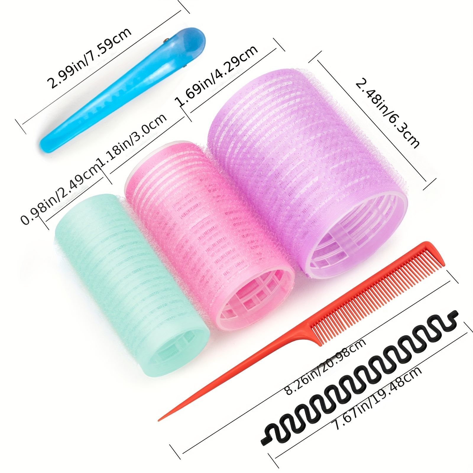 Self stick outlet hair rollers