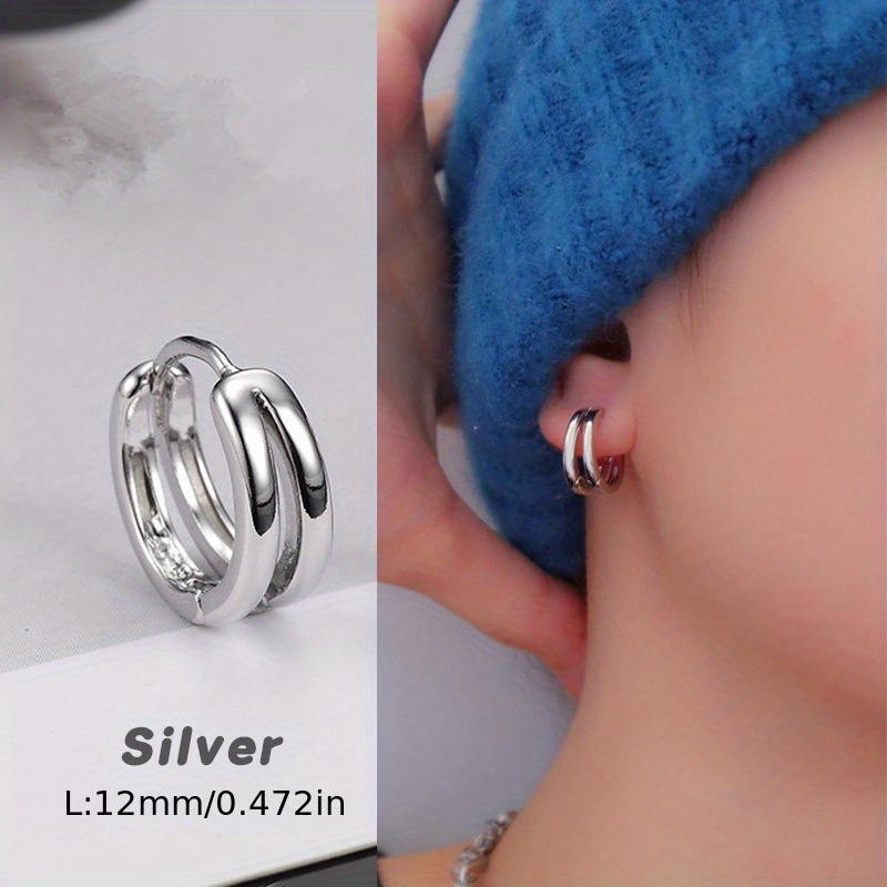 Punk Style Hoop Earrings for Men