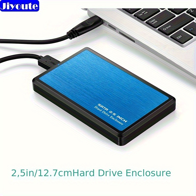 ORICO Caja de disco duro de 2.5 pulgadas, lector de disco duro portátil  SATA 3.0 a USB 3.1 Gen1 con cable actualizado para SSD HDD de 2.5 pulgadas  en