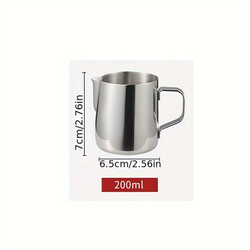 Milk Frothing Pitcher, Espresso Steaming Pitchers Stainless Steel Cappuccino  Coffee Machine Accessories, Barista Tools Steamer Froth Pitchers Milk Jug  Cup With Decorating Pen Latte Art - Temu Germany