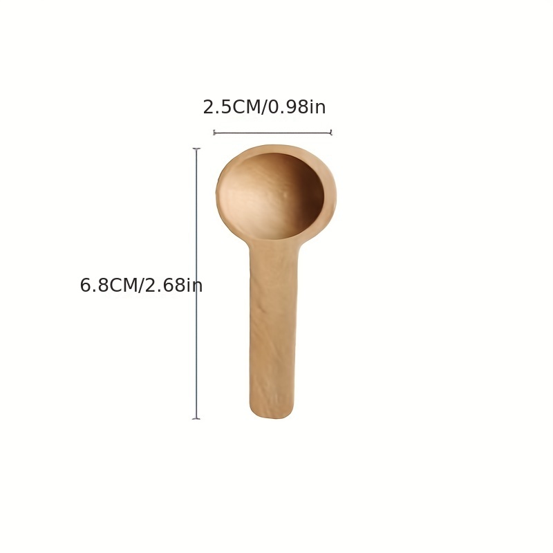 Small Wooden Salt Spoon - 20 Pack Mini Wood Spoon with Short Handle,  Perfect for Small Jars of Jam, Spices, Condiments, Seasoning, Sugar, Honey