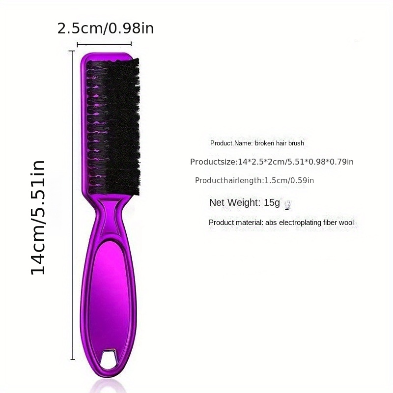 2PCS Barber Brush Set Hairdresser Blade Clean Brush Neck Duster Brushes  Clipper Cleaning Brush Styling Brush Tool