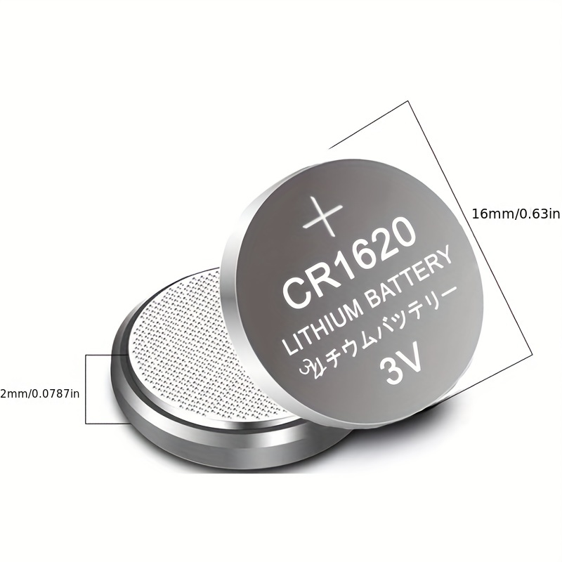 Hot Sale 160mah Capacity Cr1620 3v Lithium Battery Lm1620 - Temu
