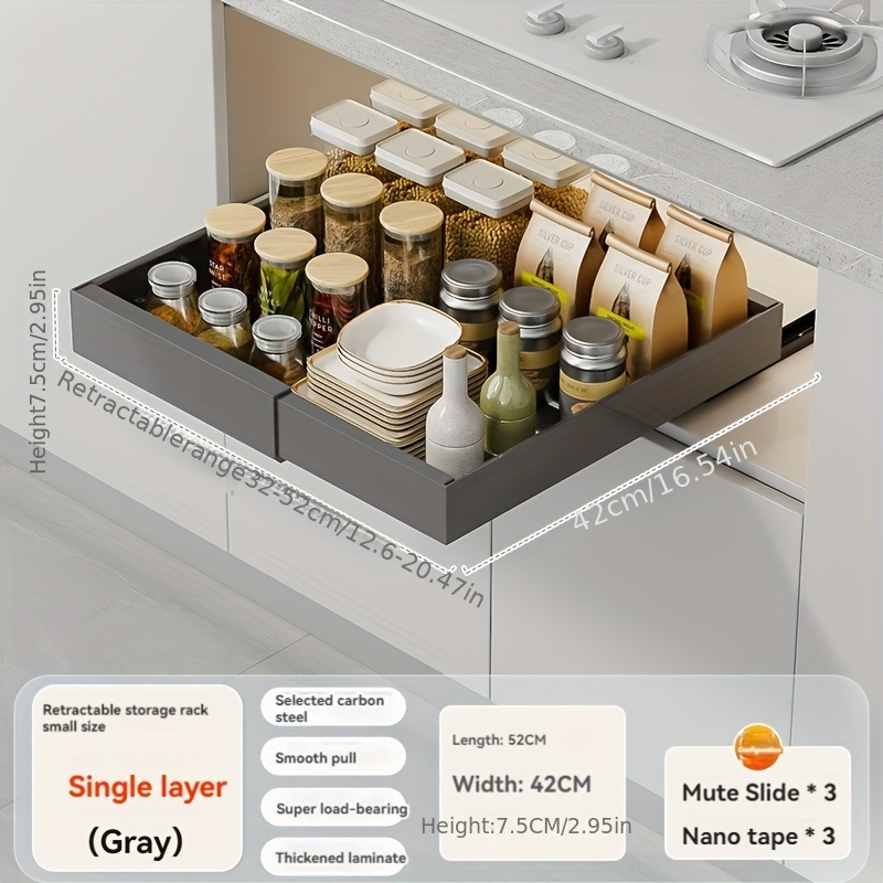 

Retractable Condiment Drawer- -out Condiment