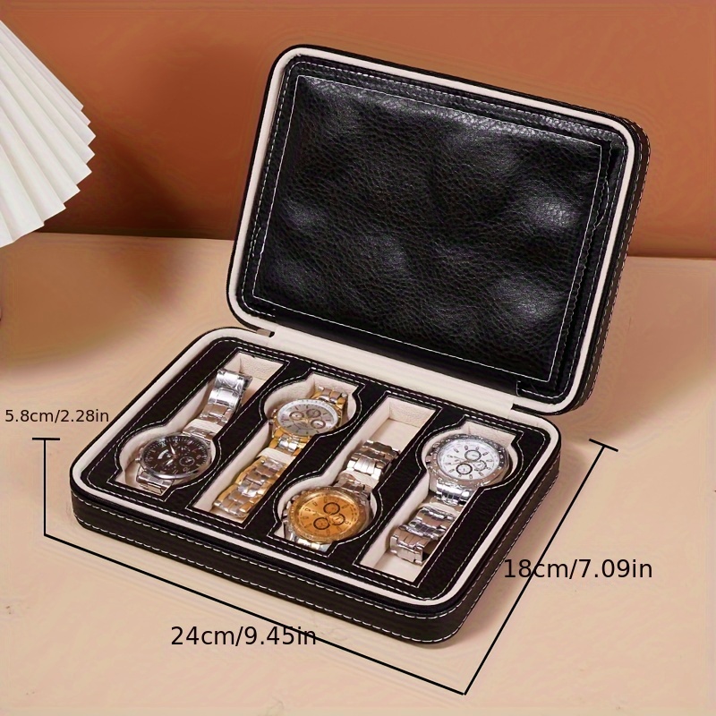 Watch Travel Case For Men And Women, Portable Single Watch Storage Box And  Organizer For Wristwatches And Smart Watches - Temu