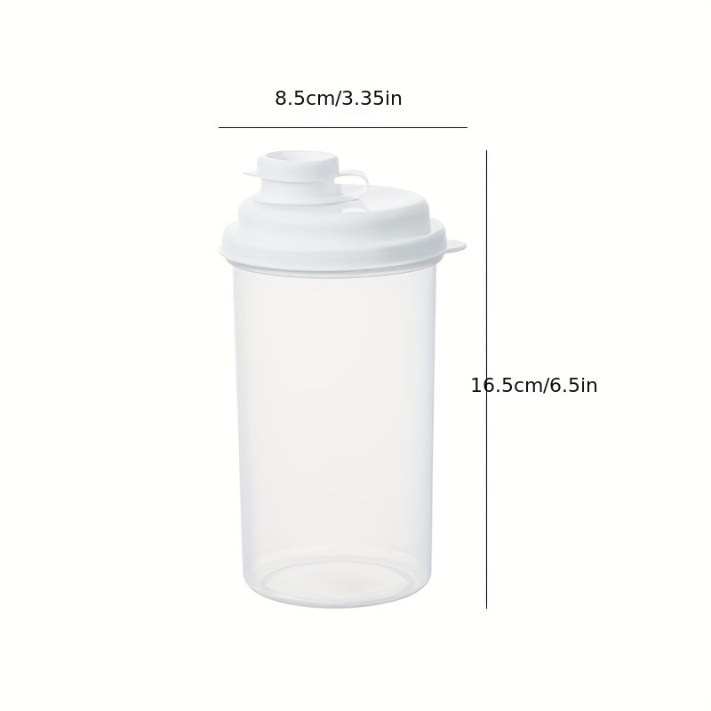 1pc PP Milk Storage Jar, Minimalist White Juice Storage Container For  Refrigerator