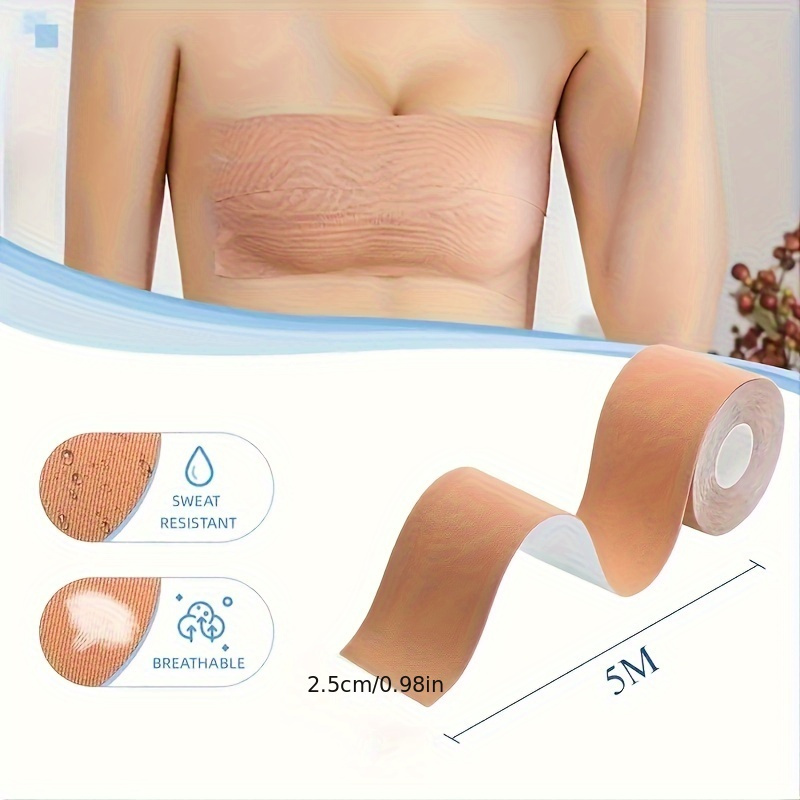 Women's Elastic Cloth Sagging Chest Stickers Gather Chest - Temu