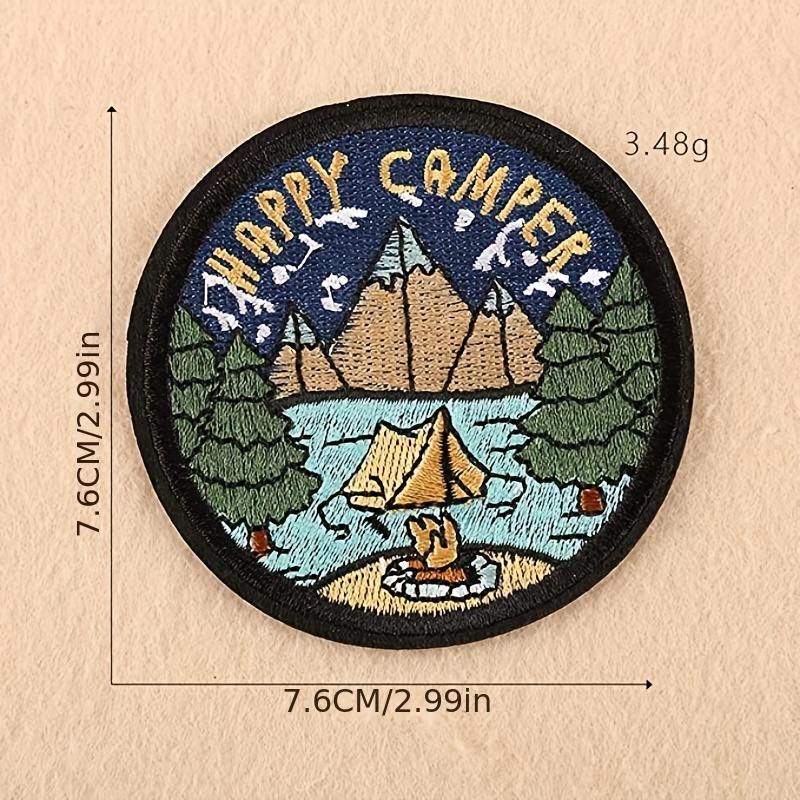 Custom Your Text Mountain Embroidered Patch DIY Iron or Sew-on Decorative  Clothing Embroidery Badge Emblem Souvenir Applique - Explore & Wander More  