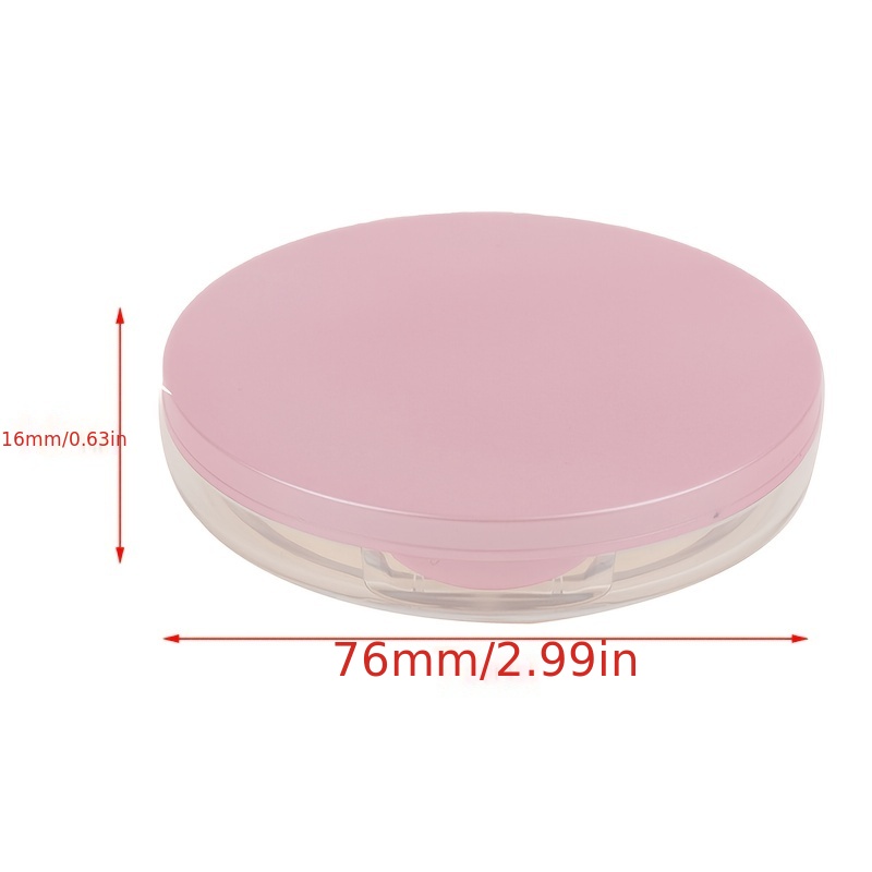 GIYOMI 2PCS Portable Loose Powder Container Makeup Case Travel Kit 10ml  Compact Container DIY Makeup Powder Case with Sponge Powder  Puff,Elasticated