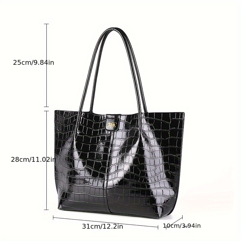 Crocodile Pattern Evening Bags for Elegant Woman Luxury Designer