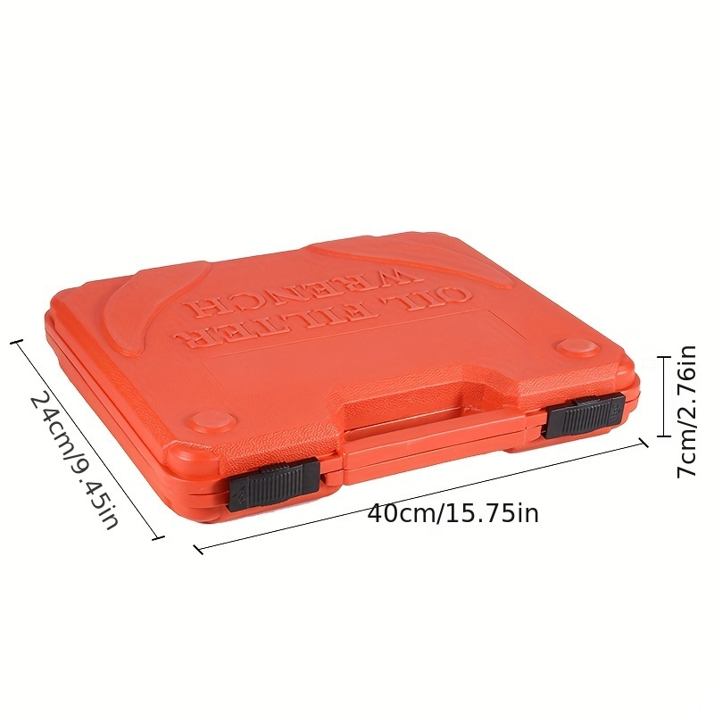 E-shop 14-teiliges Ölfilter-Schlüssel-Set, Kap-Schlüssel, Universal Auto Ölfilter Schraubenschlüssel Entfernungswerkzeug Kit 14-teiliges Set Ölfilter