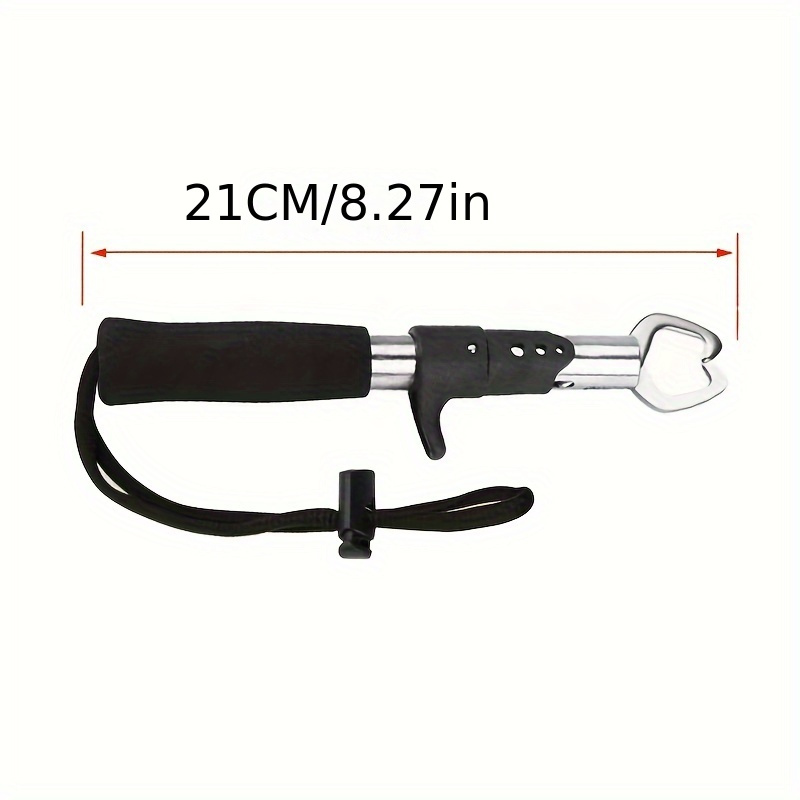 Image of 1pc Stainless Controller, Portable Fish Lip Gripper, Outdoor Fishing Tool, Without Battery