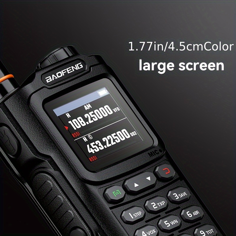   професионален ручен двосмерен   - 1000 канали uhf воки токи со dual watch, usb полнење на батерија, фреквенција 136-174mhz, меморија за 10 зони, за бизнис, градежништво, настани, јавна безбедност - компатибилен со други уреди, голема екранска површина, сигурна комуникација, мултиканална коммуникација, за бизнис професионалци Детали за производот 1