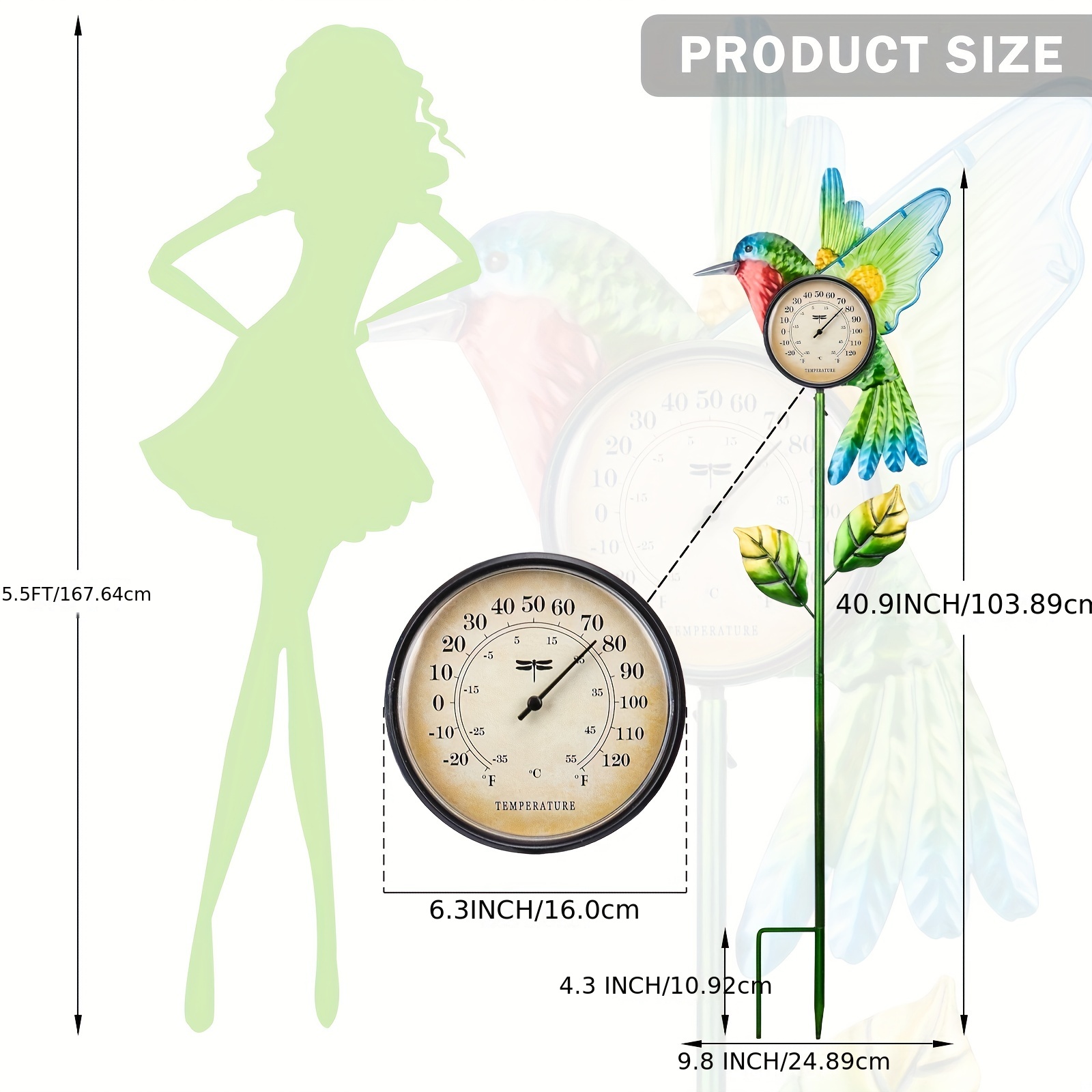 Butterfly Garden Thermometer