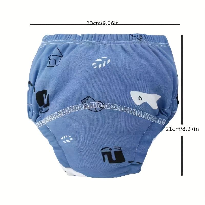 2pcs Reusable Cotton Cloth Diapers Training Pants - Potty Training