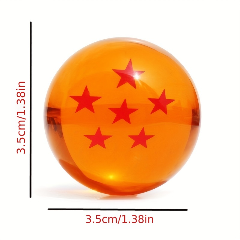 7 Bolas de Dragon Ball Z de 7,8 cms