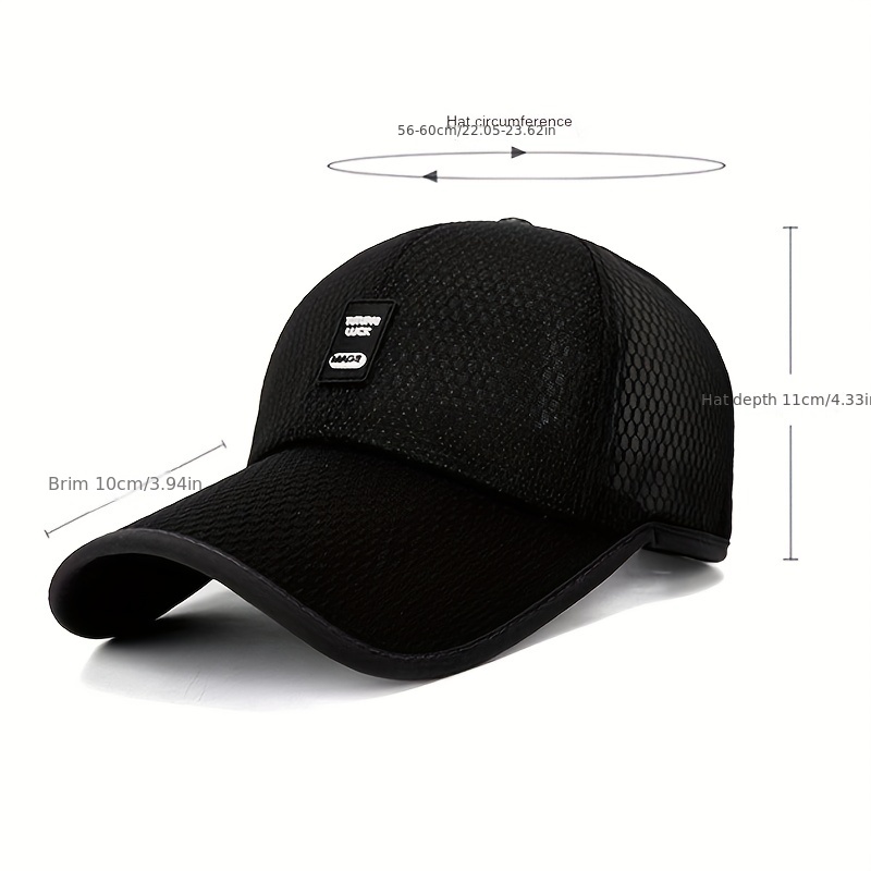 unisex Korean Casual Versatile Sport Hat, Long Brim Sunscreen Trendy Baseball Hat, Kpop All Match Adjustable Baseball Temu