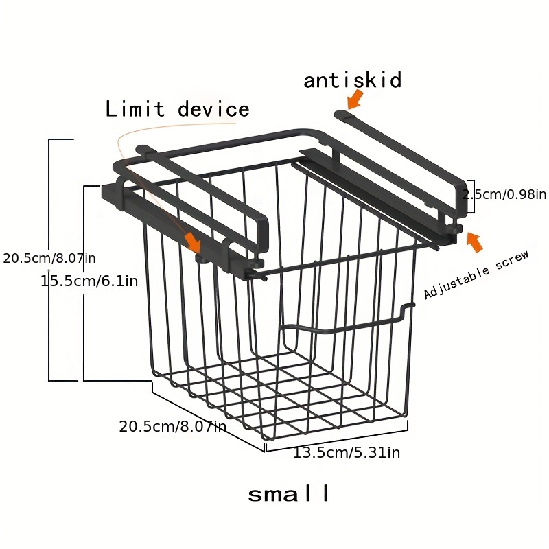 Hanging Basket Kitchen Shelves Suspended Layered - Temu