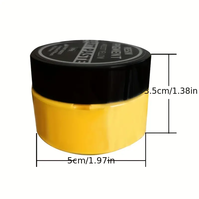 BLACK EPOXY COLOR PIGMENT PASTE 8OZ -ALSO AVAILABLE IN WHITE RED BLUE  YELLOW