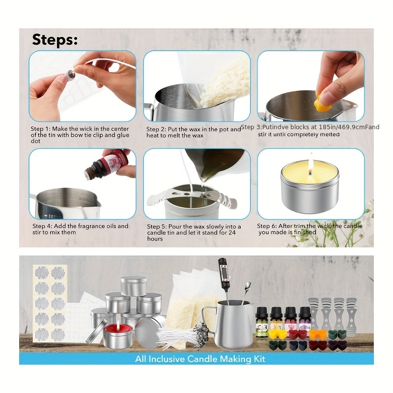Pot & Thermometer for Candle-Making
