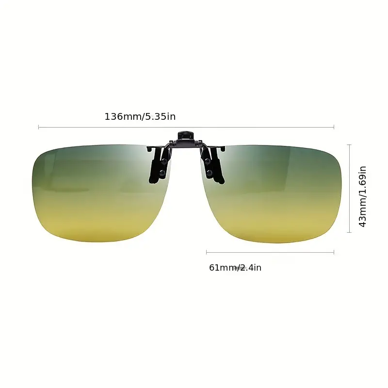 Polarized Clip Night Vision Sunglasses Prescription Glasses - Temu Canada