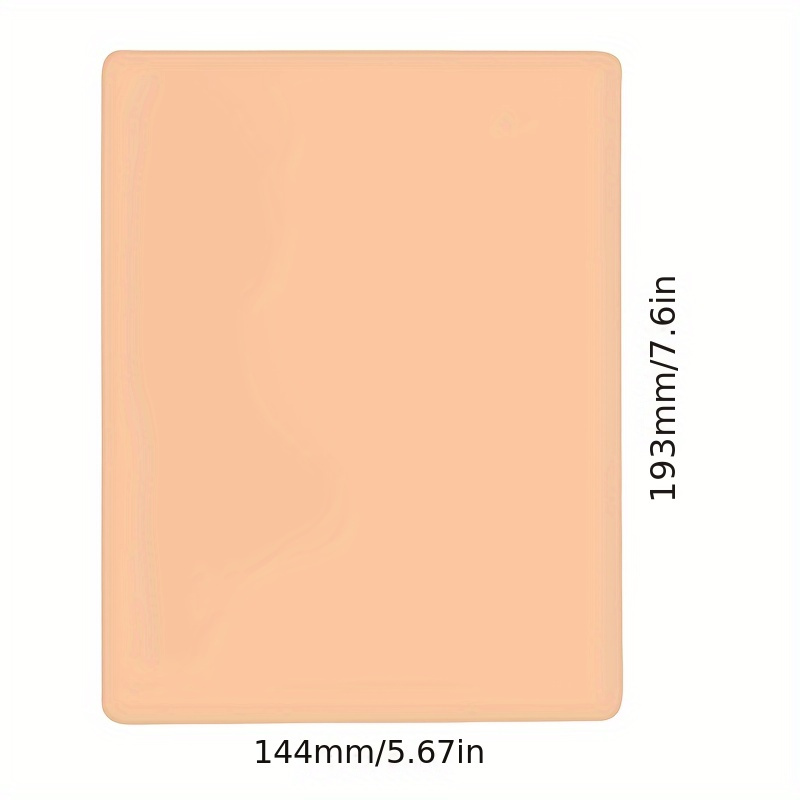 20 Sheets Of Blank Tattoo Practice Skin, 19.3cm X 14.4cm Double-sided Realistic Skin Microblading Eyebrow Skin, Suitable For Beginners And Experienced Artists