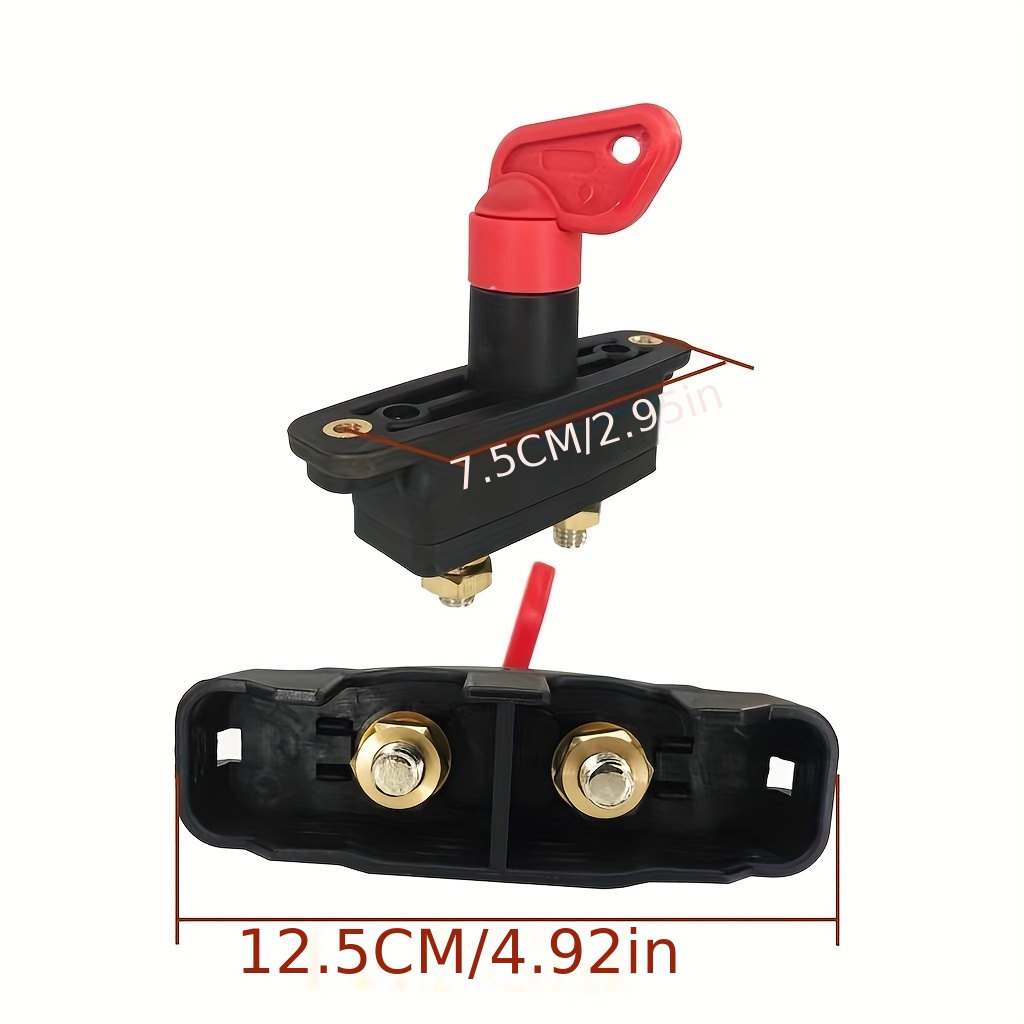 12v 240a With Led Voltmeter Smart Car Kill Cut Off Switch - Temu