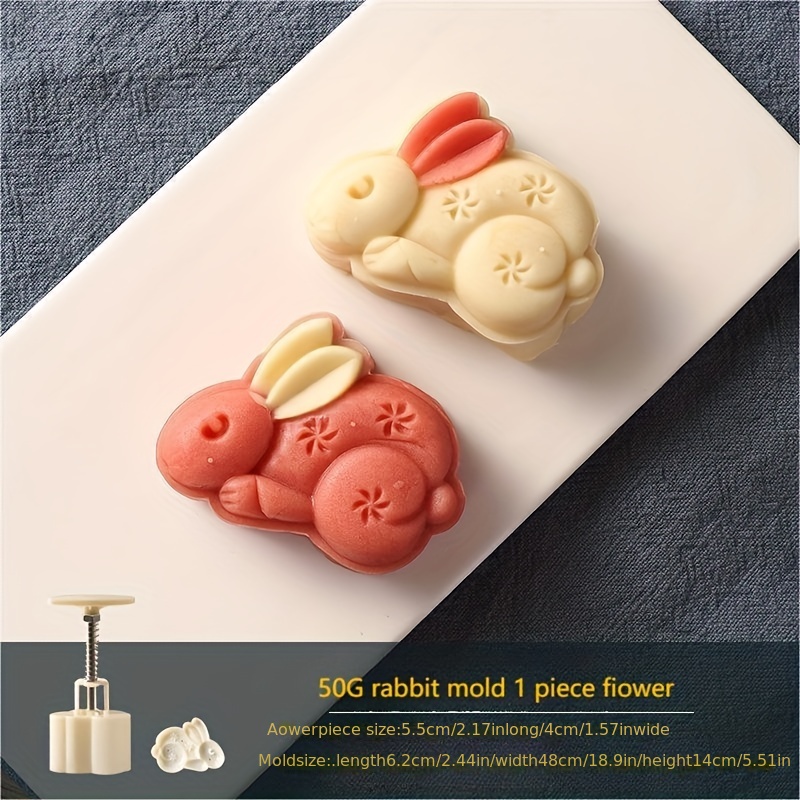 Moon Cake Mold With 1/4/5/6 Stamps Diy Hand Press Cookie - Temu