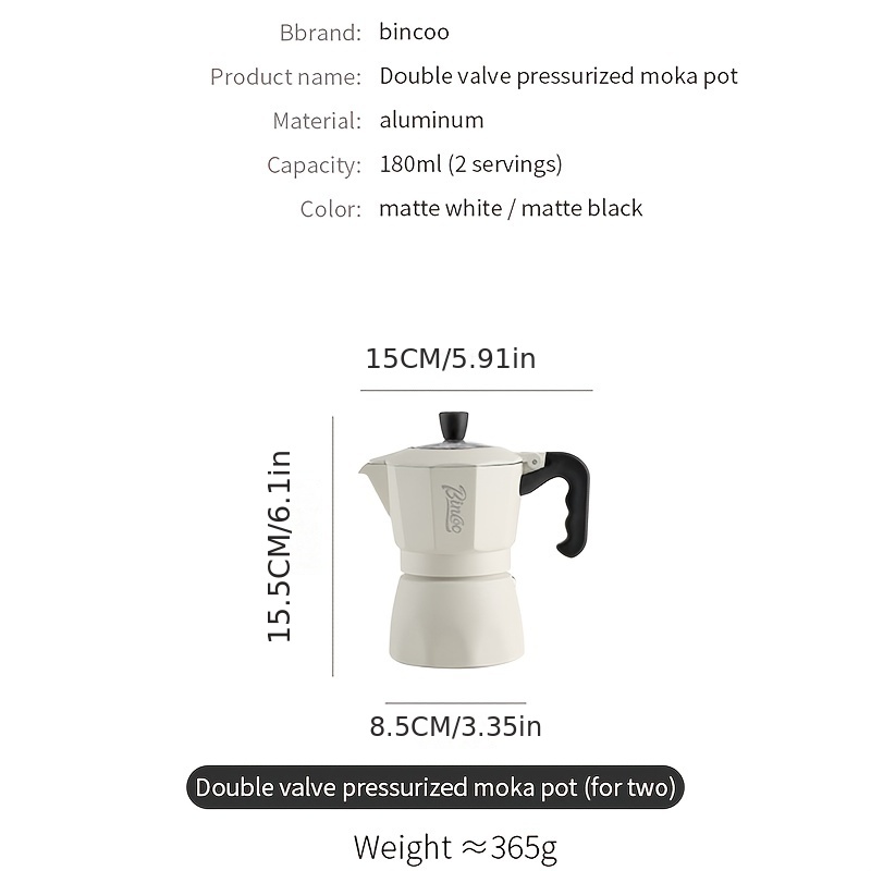 Bialetti Brikka Aluminium Stovetop Coffee Maker 4 Cup (180ml): (Red)