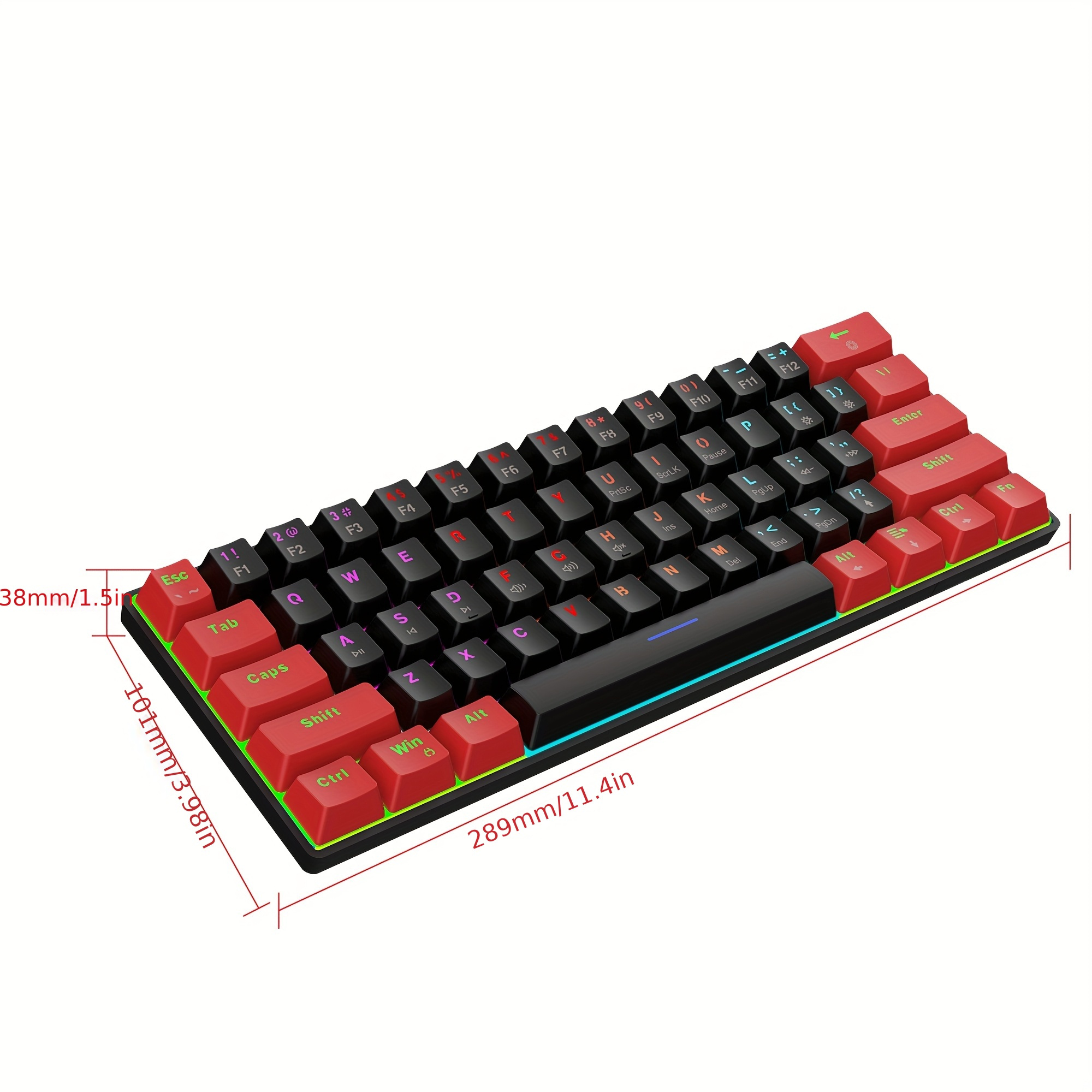 Tastierino Numerico Bluetooth PODAZZ - 22 Tasti, Cablato E Wireless, Per PC, Laptop, Con Tasti Multifunzione, Ricarica USB - Foto 3