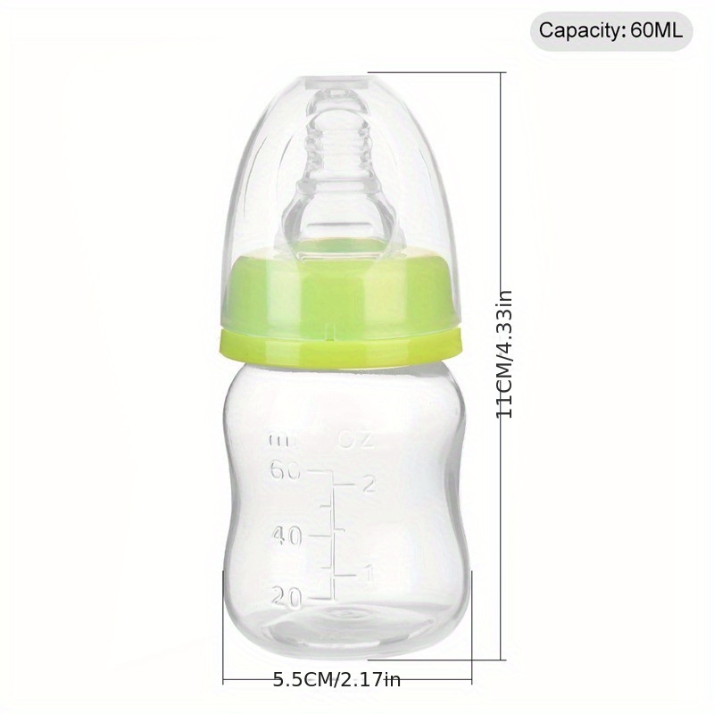Biberón Leche para bebé Alimentador de agua Bebida para recién nacidos  Aprendizaje de enfermería resistente al calor Taza de pezón para niños  pequeños resistente al calor Púrpura, Tipo 2 Inevent BA000333-02