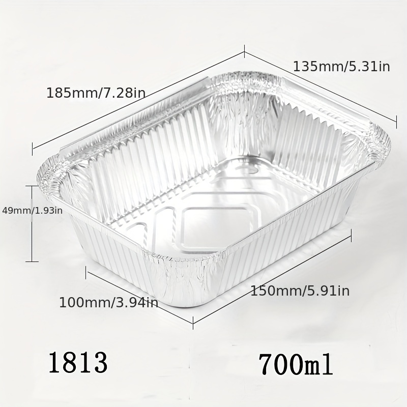 Disposable Aluminum Foil Trays Durable Nonstick Baking - Temu