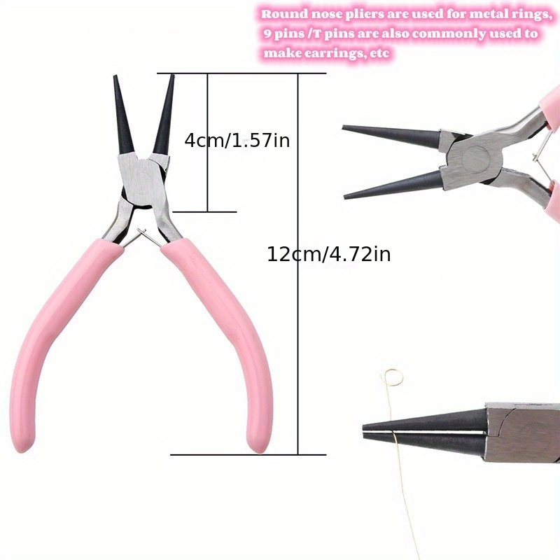 Jewelry Pliers Set - Pliers for Jewelry Making Includes Needle Nose Pliers,Round  Nose Pliers,Wire Cutters,Jump Ring Tool,Jewellery Tools for DIY  Handmade,Crafts,Earring Pliers