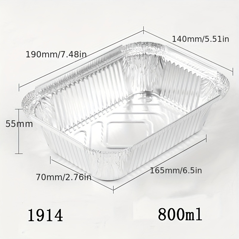Kitchen Aluminum Foil Tray Set - 4 Sizes For Bbq/baking & Disposable Frying  Pans! - Temu