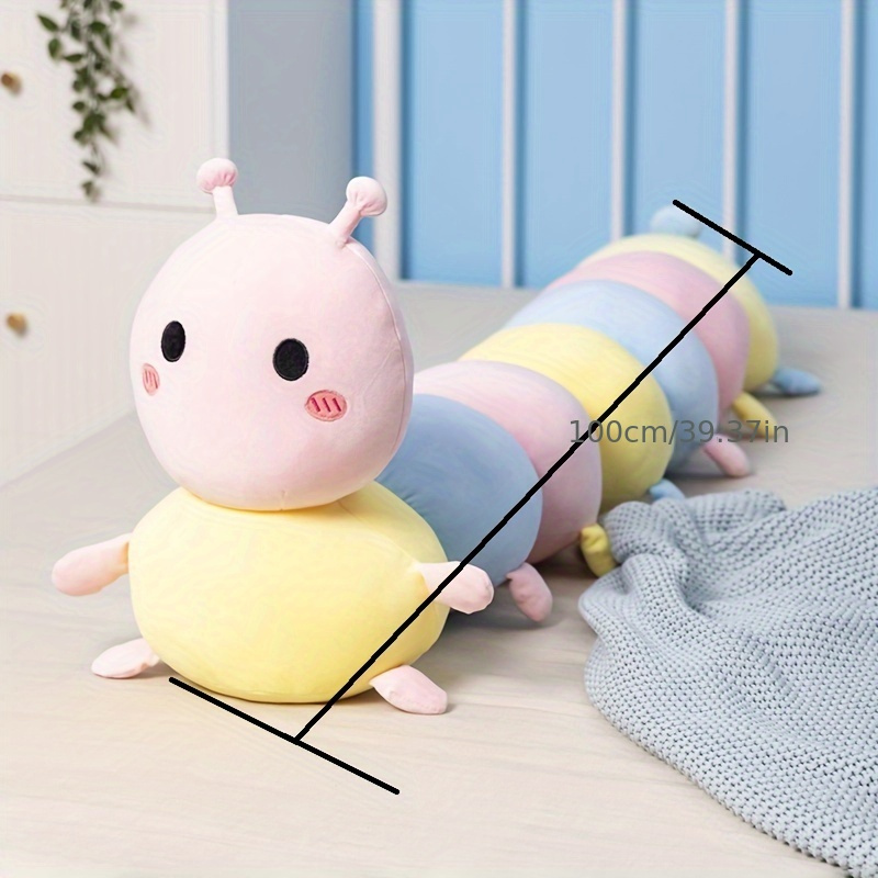 1pc Caterpillar Pillow Throw Pillow Doll Big Plush Toys Gift 2