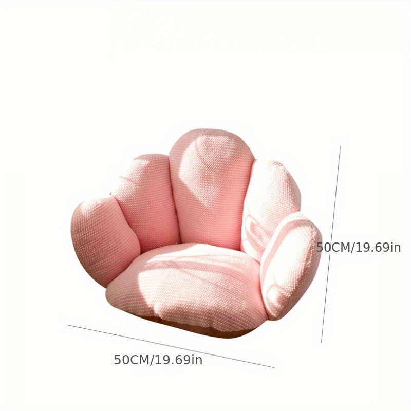 beige   polyester pet cushion human seat pad easy to clean non toxic chair pad for   living room bedroom office compatible   and humans cozy seating   accessory comfortable padding versatile seating home decor lovers Product details 6