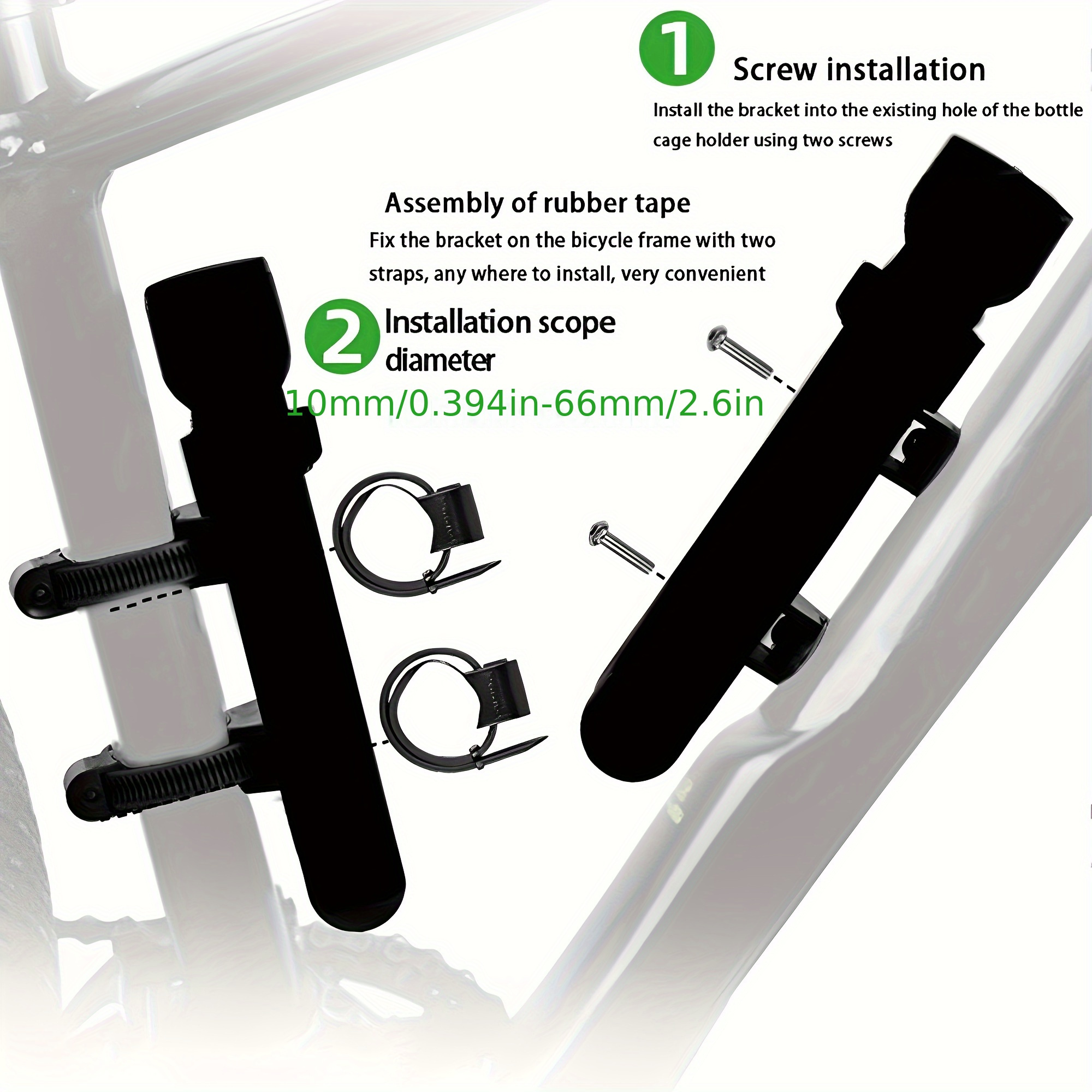 High-Strength Steel Bike Folding Lock, 87cm Length