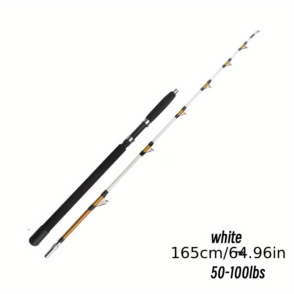31.75KG-40.82KG Slow Jigging Rod, 165cm/5.4ft 2-section Fishing Rod For  Boat Fishing, Trolling Fishing Rod