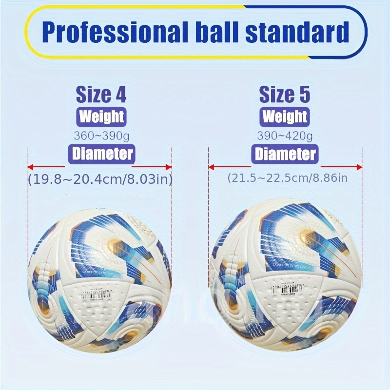 high quality size 5 soccer ball durable   leather seamless heat bonding high   wear resistant anti slip   proof ideal for professional training competitive play for adults teens blue with   accents Product details 1