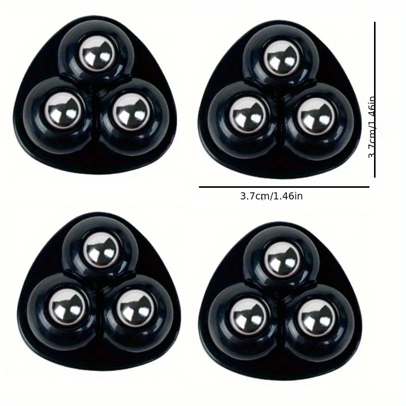 Ruedas giratorias autoadhesivas mini ruedas giratorias caja de  almacenamiento de acero inoxidable rueda universal de pasta de acero  inoxidable doble – Yaxa Costa Rica