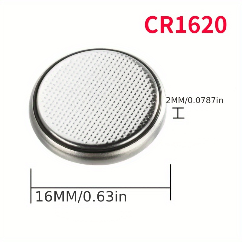 Cr1620 Button Batteries Br1620 Dl1620 Ecr1620 Coin Lithium - Temu