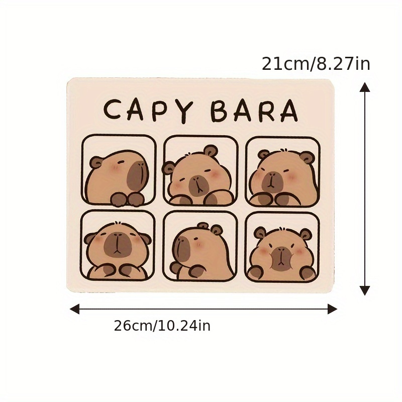 Capybara Mouse Pad capybara Cartoon Cute Mouse Pad - Temu Australia