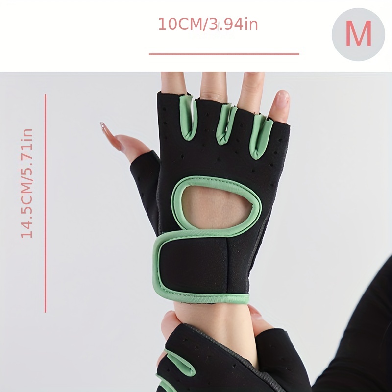 Yoga Gloves Non-slip Training Gloves Winter Sports Half Finger