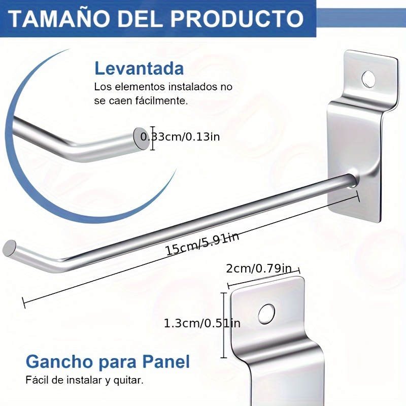 J-Hook for Industrial Slatwall - 6