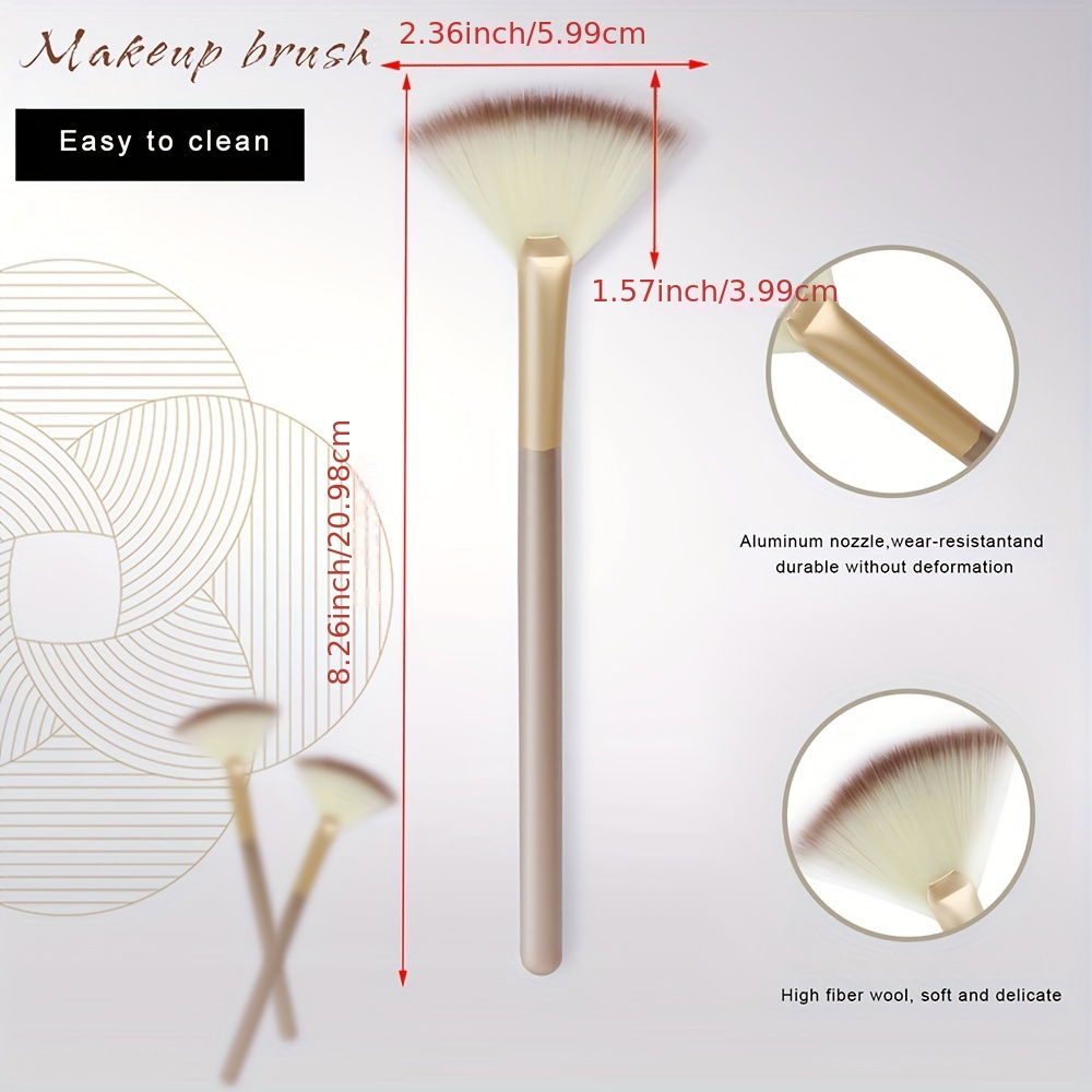 Soft Fan Brushes For Facials Perfect For Peel Masks And - Temu