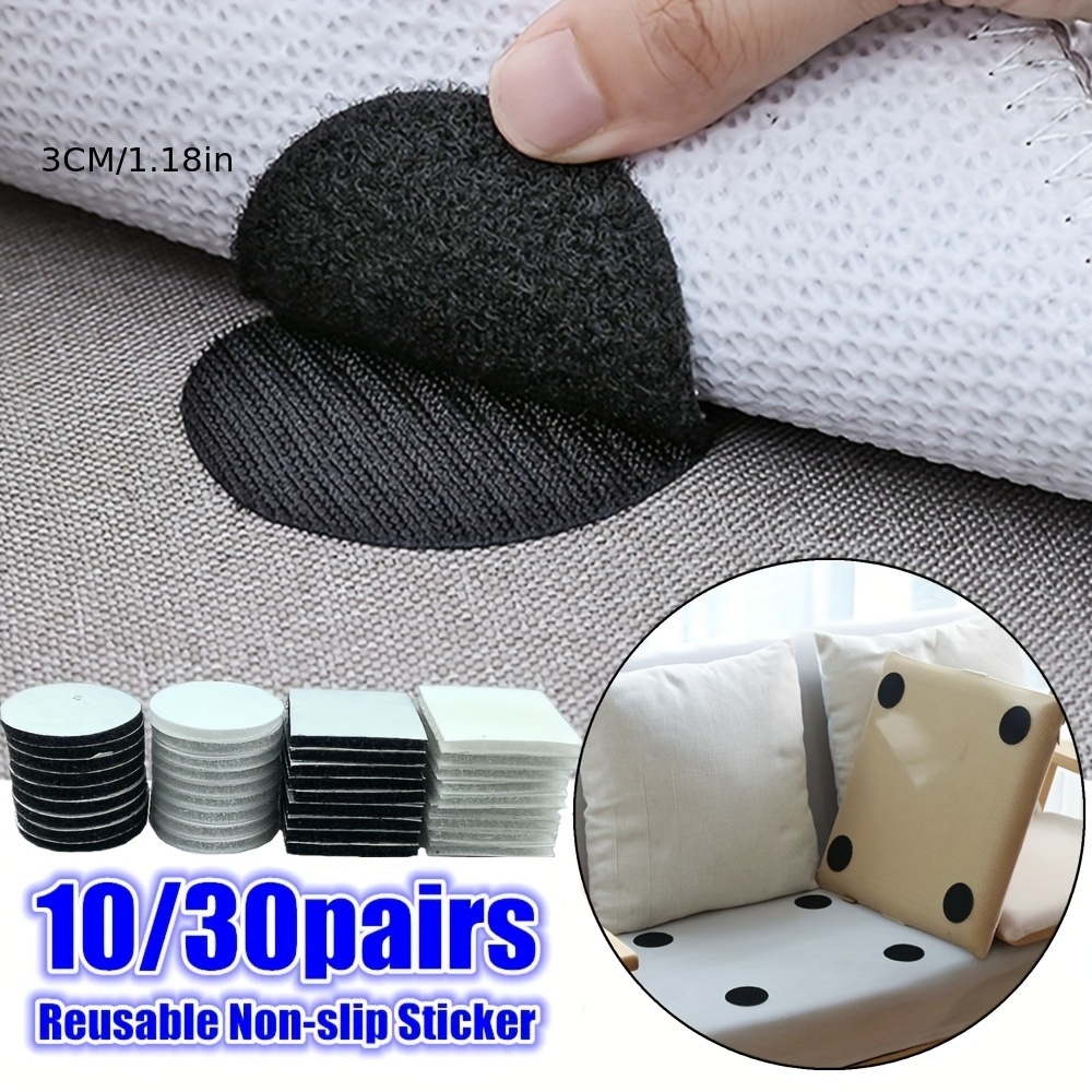 

30/10 Pairs New 30mm Anti Curling Carpet Tape Sofa And Sheets In Place And Corners Flat