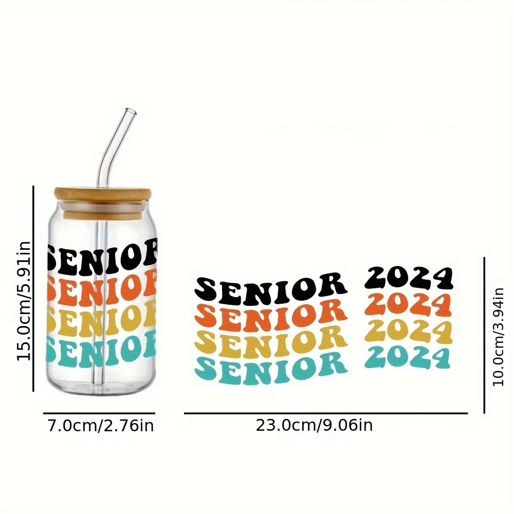 Class of 2024, cool design Sticker