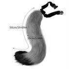 beast ears beast tail set anime dress up plush beast claw props cosplay for halloween party